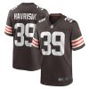 lucas havrisik 39 cleveland browns men team game jersey brown