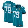 luke fortner 79 jacksonville jaguars womens game jersey teal