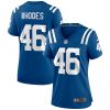 luke rhodes 46 indianapolis colts women game jersey royal