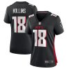 mack hollins 18 atlanta falcons game women jersey black