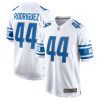 malcolm rodriguez 44 detroit lions mens game jersey white