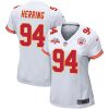 malik herring 94 kansas city chiefs super bowl lvii champions 3 stars women game jersey white