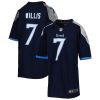 malik willis 7 tennessee titans youth game jersey navy