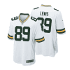 marcedes lewis 89 green bay packers men away game jersey white