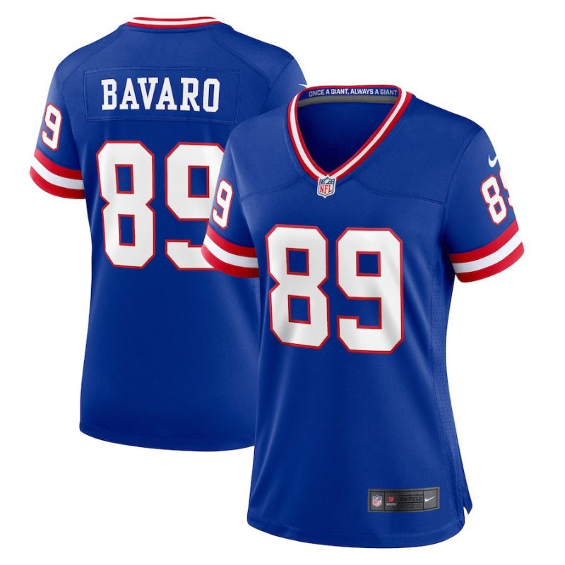 mark bavaro 89 new york giants women classic retired game jersey royal