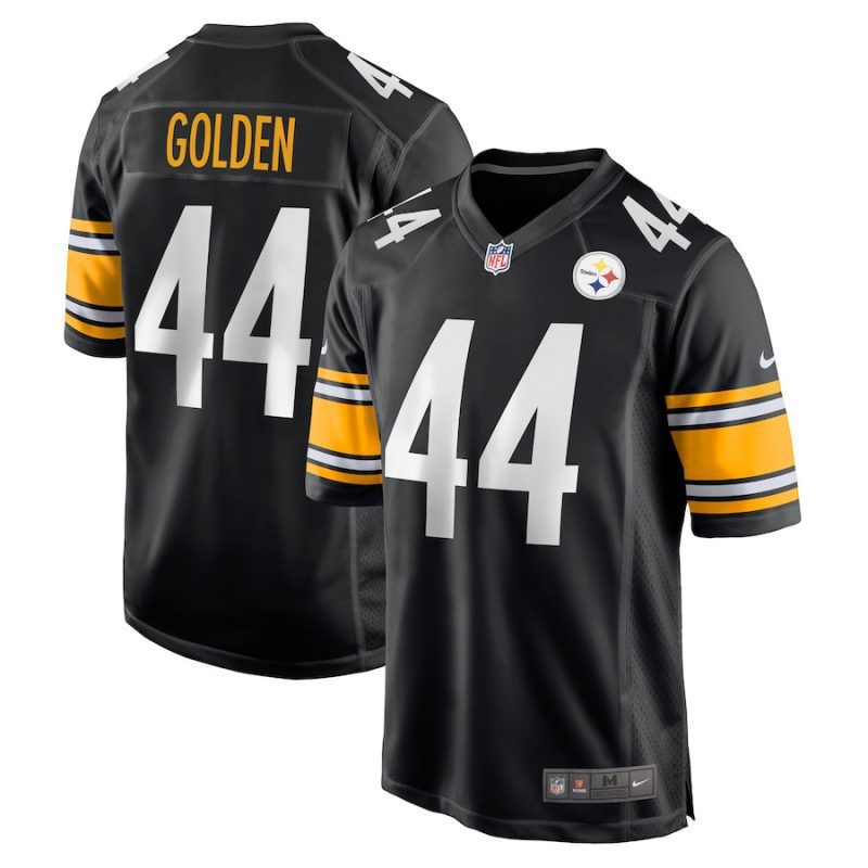 markus golden 44 pittsburgh steelers men game jersey black