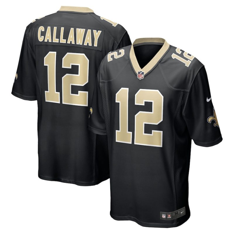 marquez callaway 12 new orleans saints mens game jersey black