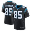 marquez stevenson 85 carolina panthers mens team game jersey black