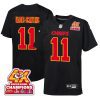 marquez valdes scantling 11 kansas city chiefs super bowl lviii champions 4x fashion game youth jersey carbon black