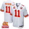 marquez valdes scantling 11 kansas city chiefs super bowl lviii champions 4x game men jersey white