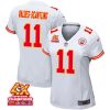 marquez valdes scantling 11 kansas city chiefs super bowl lviii champions 4x game women jersey white