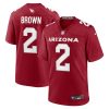 marquise brown 2 arizona cardinals men home game jersey cardinal