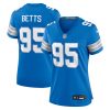 mathieu betts 95 detroit lions womens game jersey blue