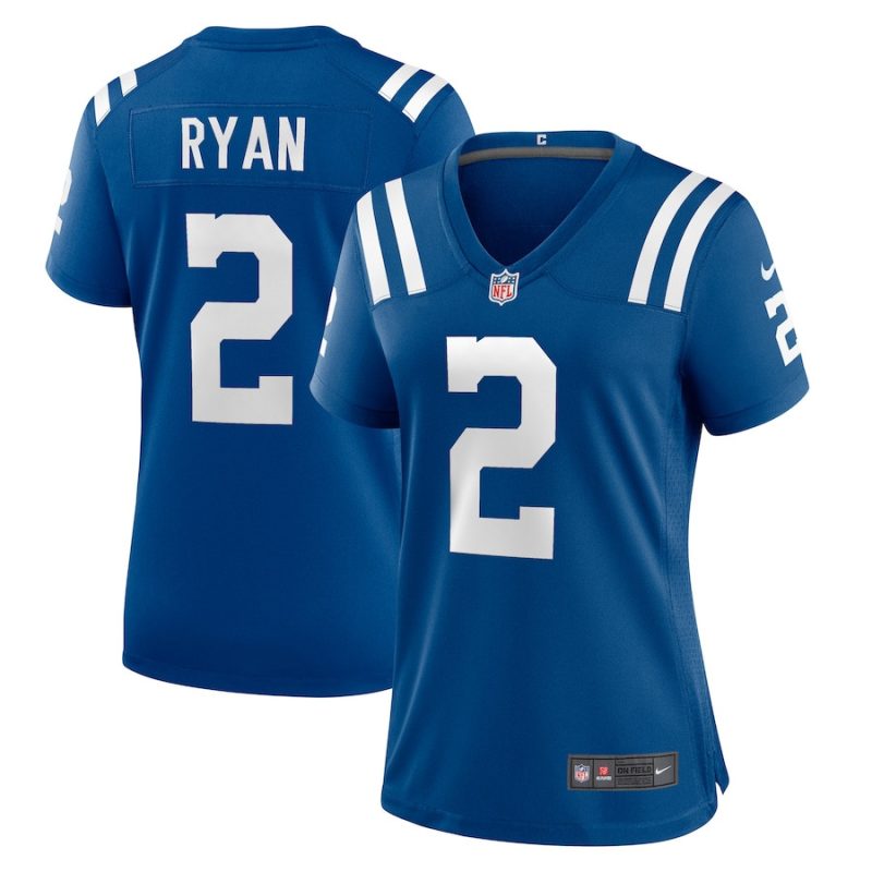 matt ryan 2 indianapolis colts women game jersey royal