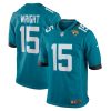 matthew wright 15 jacksonville jaguars mens game jersey teal