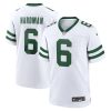 mecole hardman 6 new york jets game jersey men legacy white