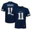 micah parsons 11 dallas cowboys youth jersey navy