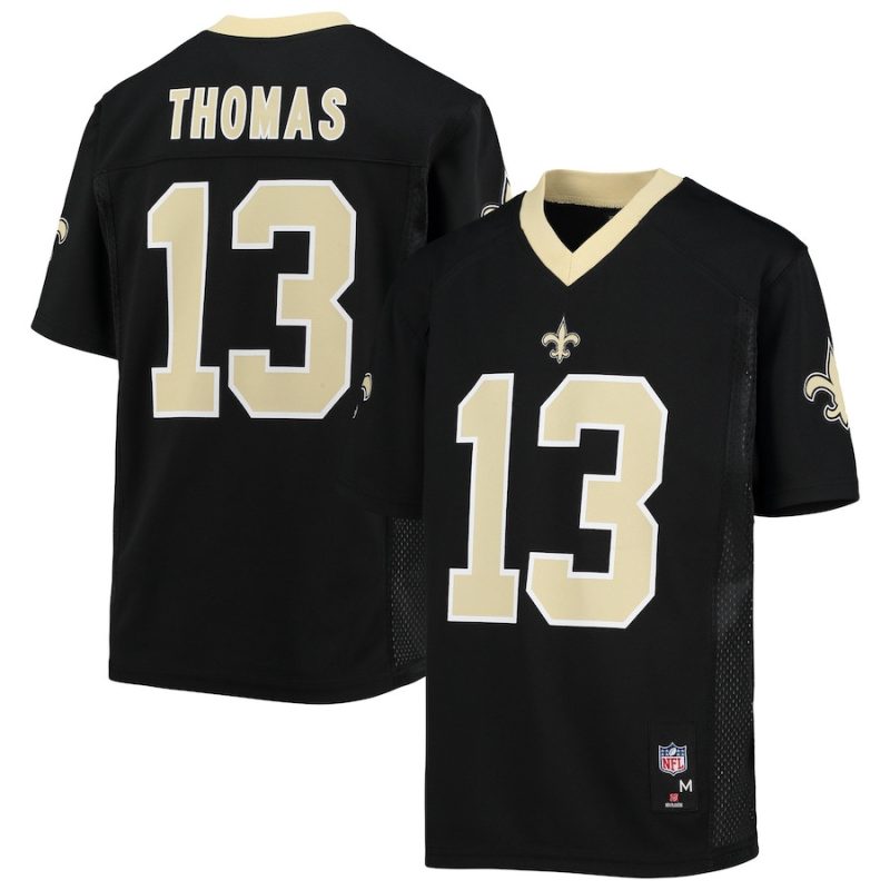 michael thomas 13 new orleans saints youth jersey black