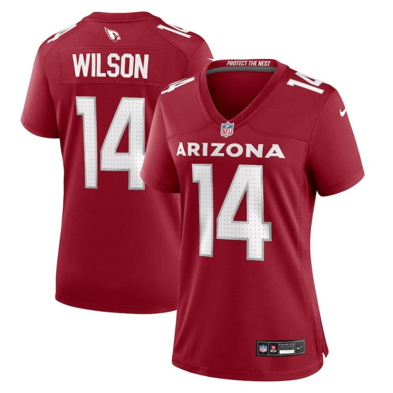 michael wilson 14 arizona cardinals women team game jersey cardinal