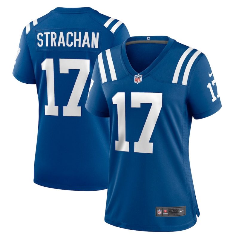 mike strachan 17 indianapolis colts women game jersey royal