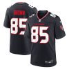 noah brown 85 houston texans team game men jersey navy