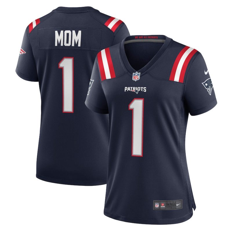 number 1 mom new england patriots game women jersey navy