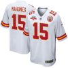 patrick mahomes 15 kansas city chiefs super bowl lvii champions 3 stars men game jersey white