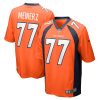 quinn meinerz 77 denver broncos mens game jersey orange