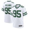 quinnen williams 95 new york jets game jersey men legacy white