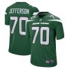 quinton jefferson 70 new york jets men team game jersey gotham green