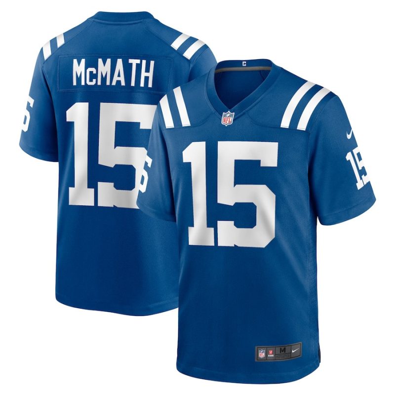 racey mcmath 15 indianapolis colts men team game jersey royal