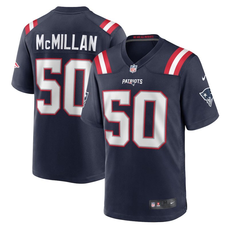 raekwon mcmillan 50 new england patriots game men jersey navy