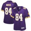 randy moss 84 minnesota vikings pro line women retired jersey purple