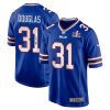 rasul douglas 31 signed buffalo bills super bowl lviii game men jersey royal