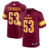 ricky stromberg 53 washington commanders men game jersey burgundy