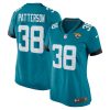 riley patterson 38 jacksonville jaguars alternate game women jersey teal