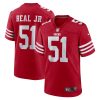 robert beal jr 51 san francisco 49ers men game jersey scarlet