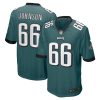 roderick johnson 66 philadelphia eagles men game jersey midnight green