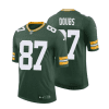 romeo doubs 87 green bay packers men home limited jersey green