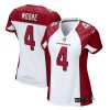 rondale moore 4 arizona cardinals women game jersey white