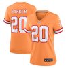 ronde barber 20 tampa bay buccaneers women throwback game jersey orange