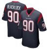 ross blacklock 90 houston texans mens game jersey navy