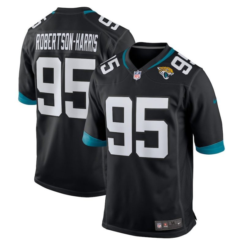 roy robertson harris 95 jacksonville jaguars mens game jersey black