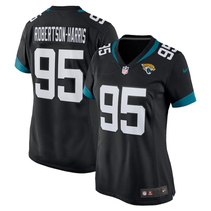 roy robertson harris 95 jacksonville jaguars womens game jersey black