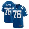 ryan hayes 76 indianapolis colts men team game jersey royal