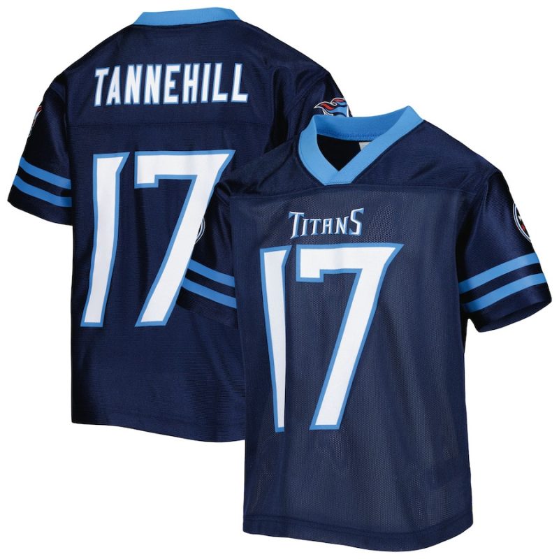 ryan tannehill 17 tennessee titans youth jersey navy