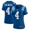 sam ehlinger 4 indianapolis colts women game jersey royal