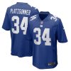 sandro platzgummer 34 new york giants men game jersey royal