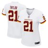 sean taylor 21 washington football team women retired game jersey white