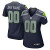 seattle seahawks women custom game jersey college navy